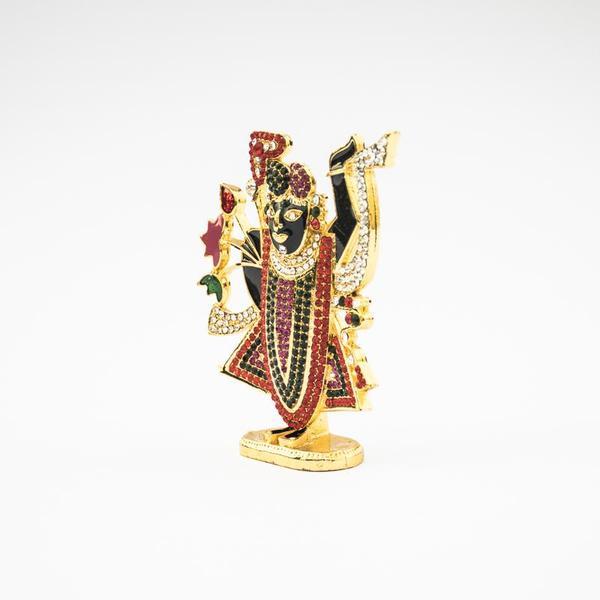 Stunning Glossy Black Tirupati Idol