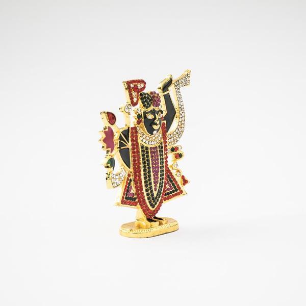 Stunning Glossy Black Tirupati Idol
