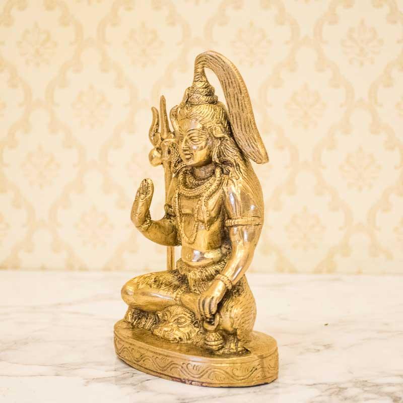 Stunning Lord Shiva Brass Idol