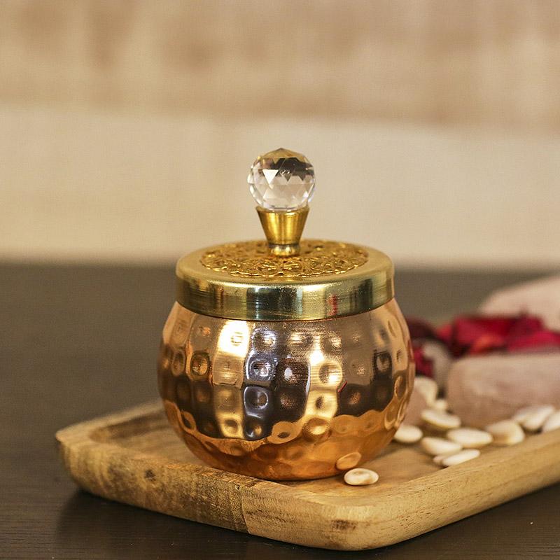 Crystal Studded Jar