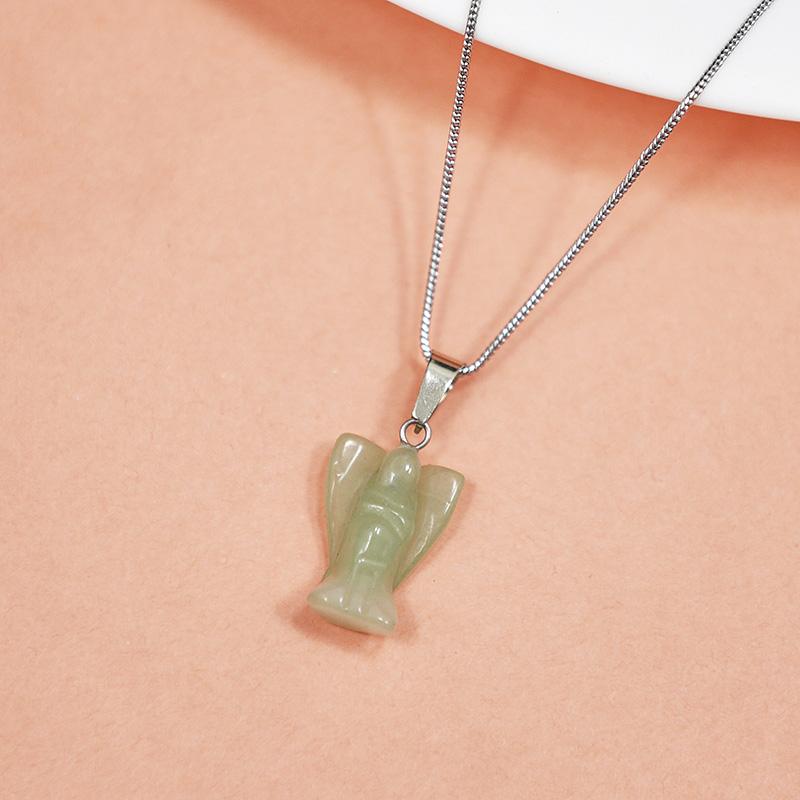 Green Aventurine Angel Pendant