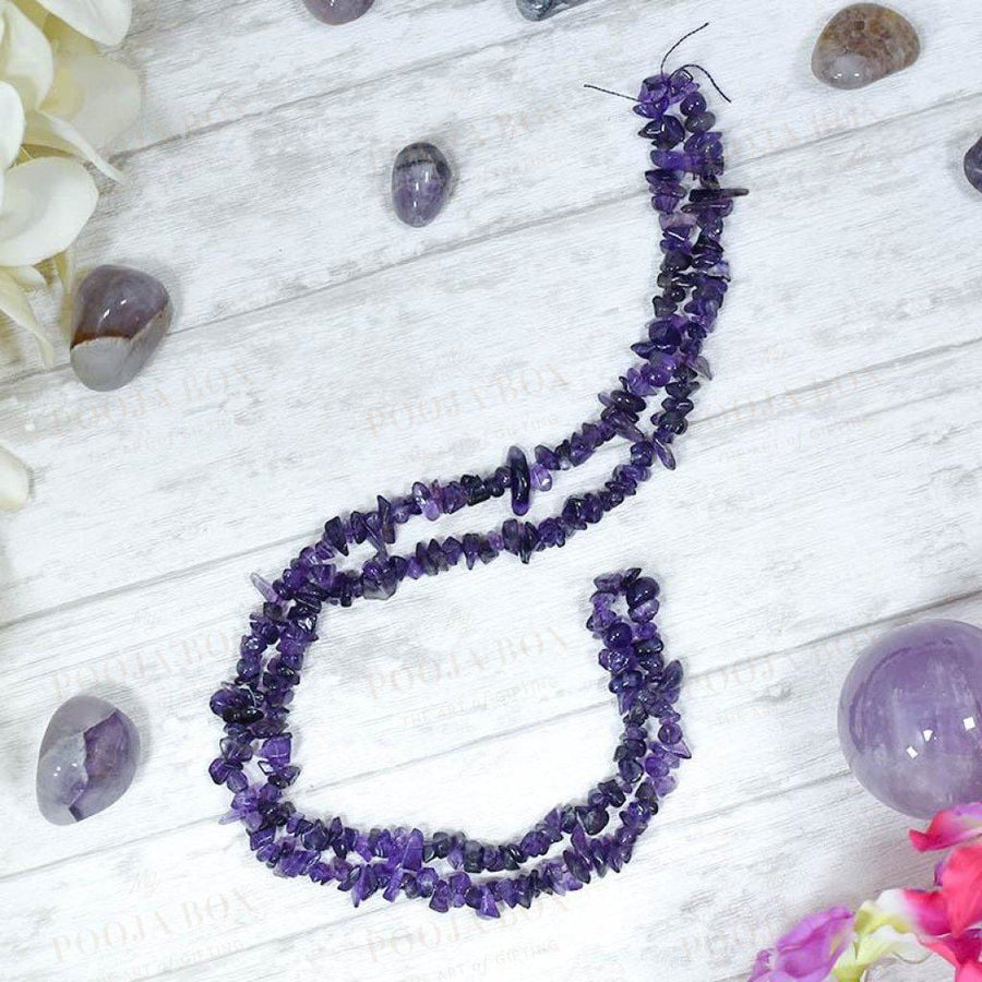 Amethyst Crystal Healing Natural Stone Mala | The Master Healer