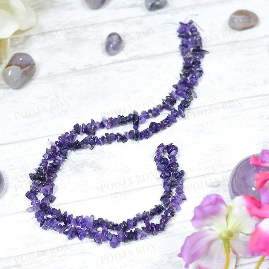 Amethyst Crystal Healing Natural Stone Mala | The Master Healer