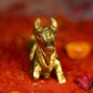 Antique Brass Nandi - Large Idols