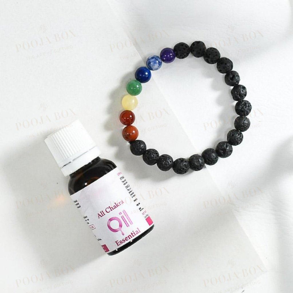 Aroma Therapy Bracelet for All Chakras