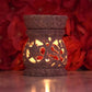 Artistic Handcrafted Floral Marble Aroma Diffuser T-Light Holder Diffusor