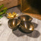 Artistic Handmade Brass Tribhooti/aarti Lamp Pooja Items