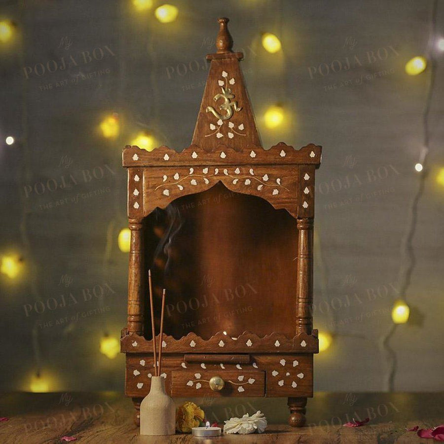 Authentic Wooden Pooja Mandir Temple