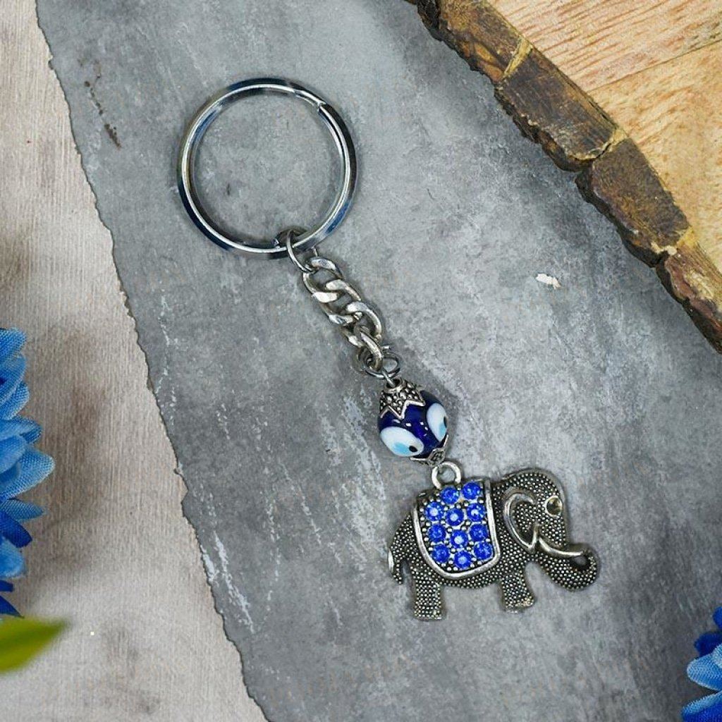 Beautiful Feng Shui Elephant Keychain