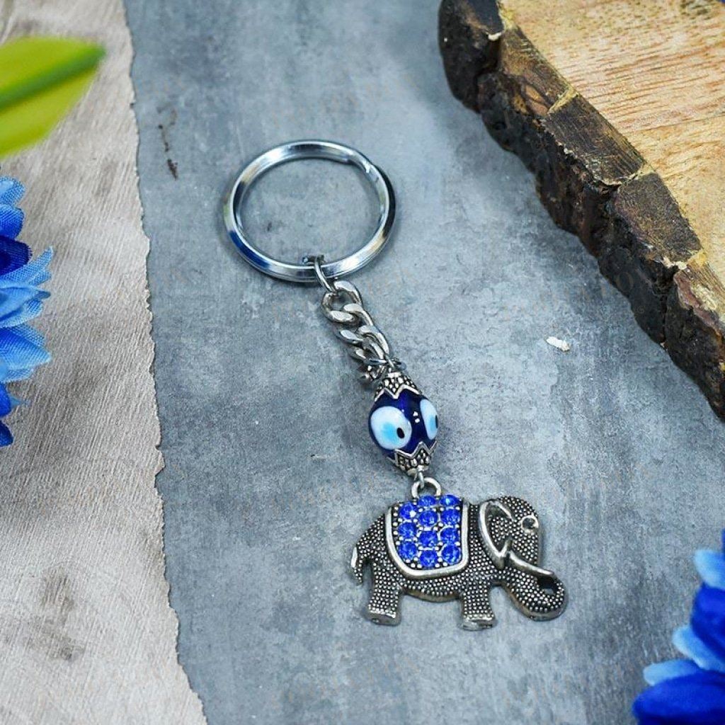 Beautiful Feng Shui Elephant Keychain