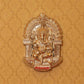 Blissful Silver Ganesha Wall Hanging