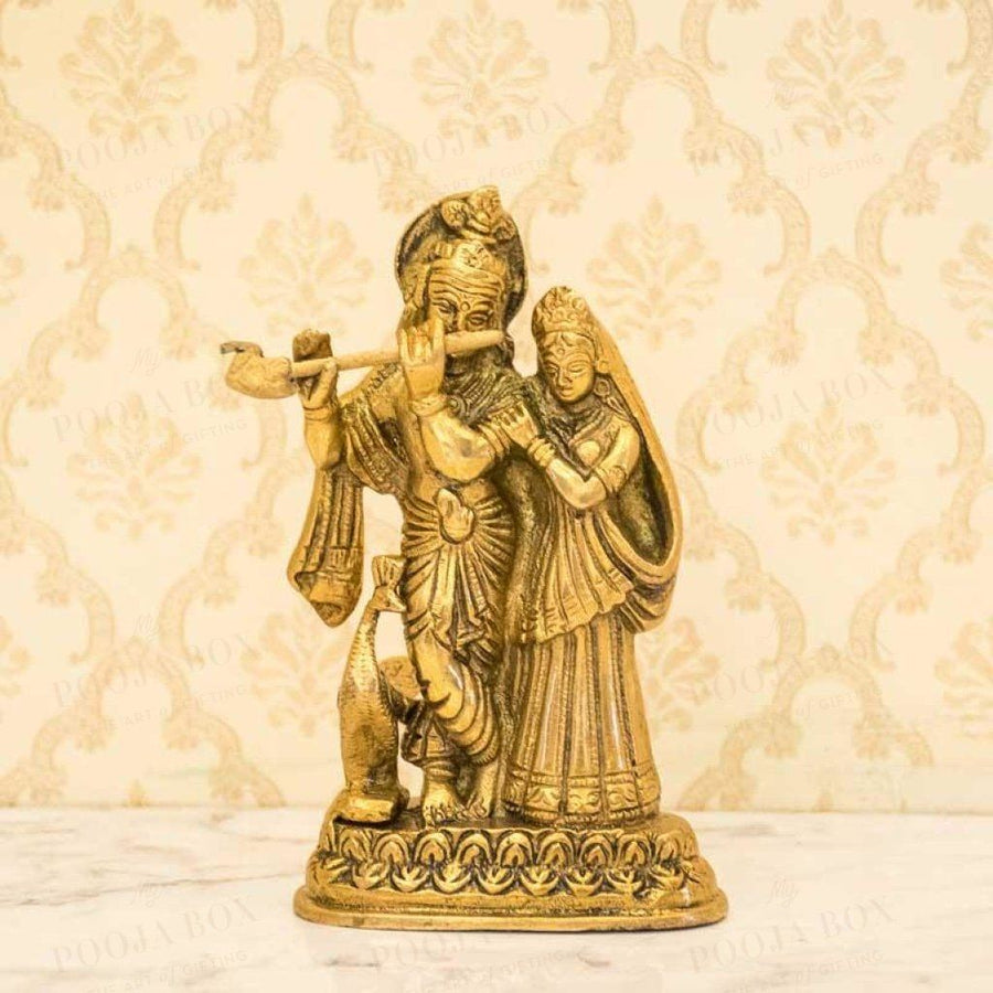 Brass Radha Kishan Idol Idols