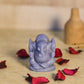 Calming Angelite Gemstone Ganesha Showpiece Reiki Products