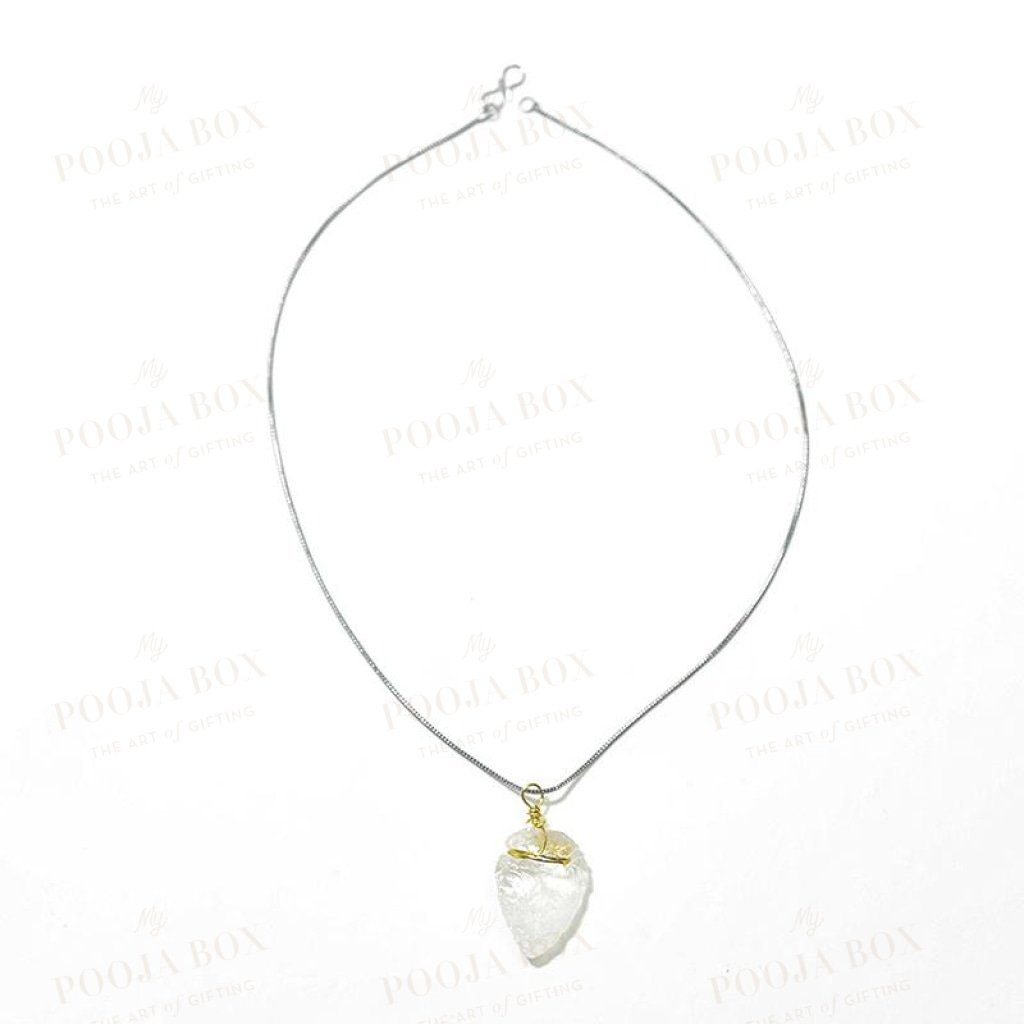 Clear Quartz Memory Pendant Reiki