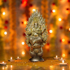 Decorative Shimmering Gold Ganesh Showpiece Idols