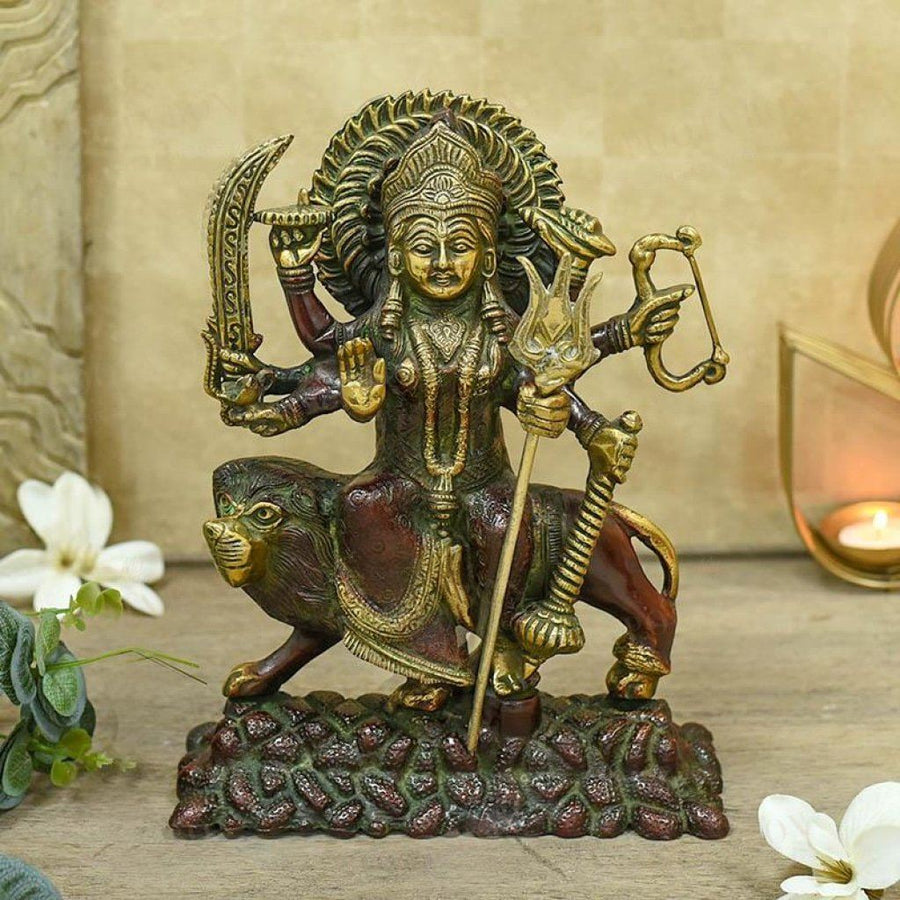 Divine Maa Durga Brass Idol Idols