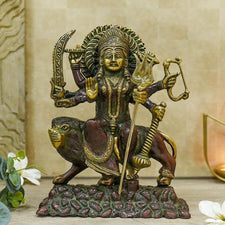 Divine Maa Durga Brass Idol Idols