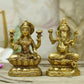 Engaging Laxmi Ganesh Brass Idol Idol