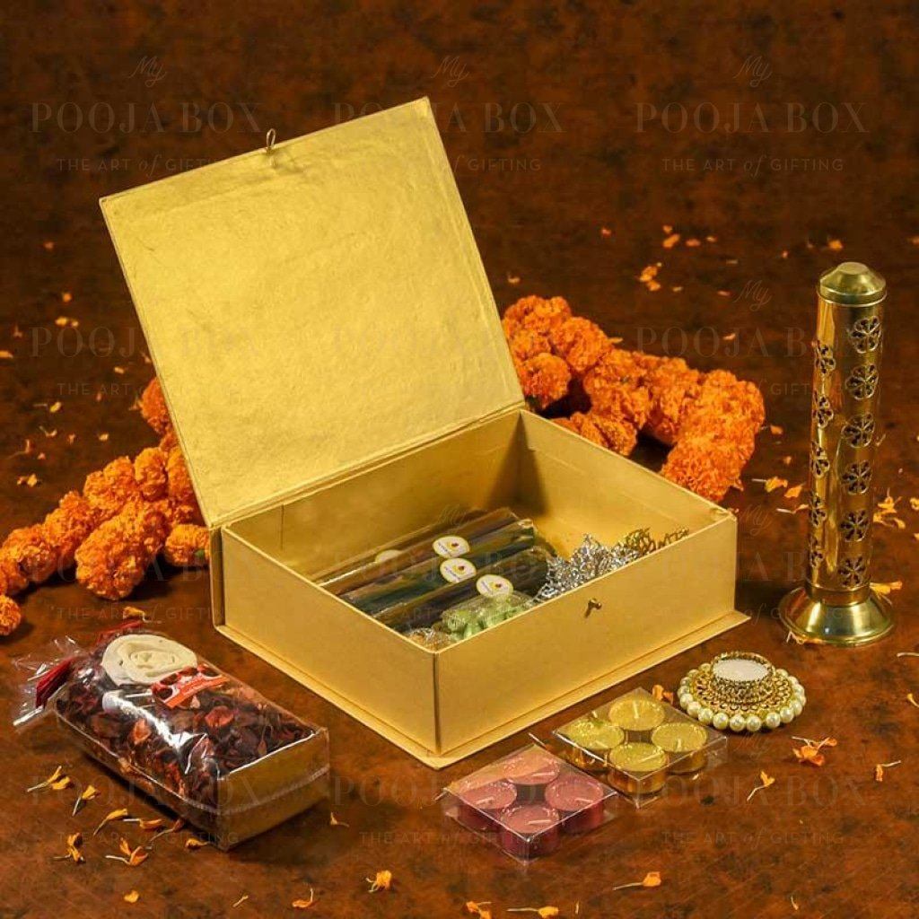 Exquisite Incense Aroma Box Pooja