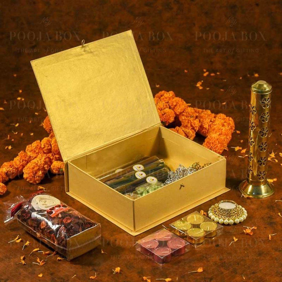 Exquisite Incense Aroma Box Pooja