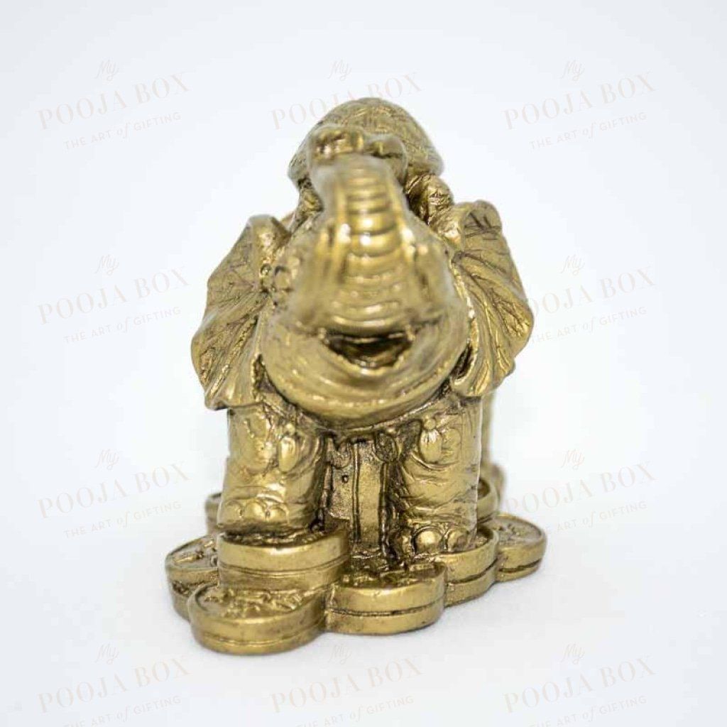 Feng Shui Elephant With Tortoise For Wealth And Success