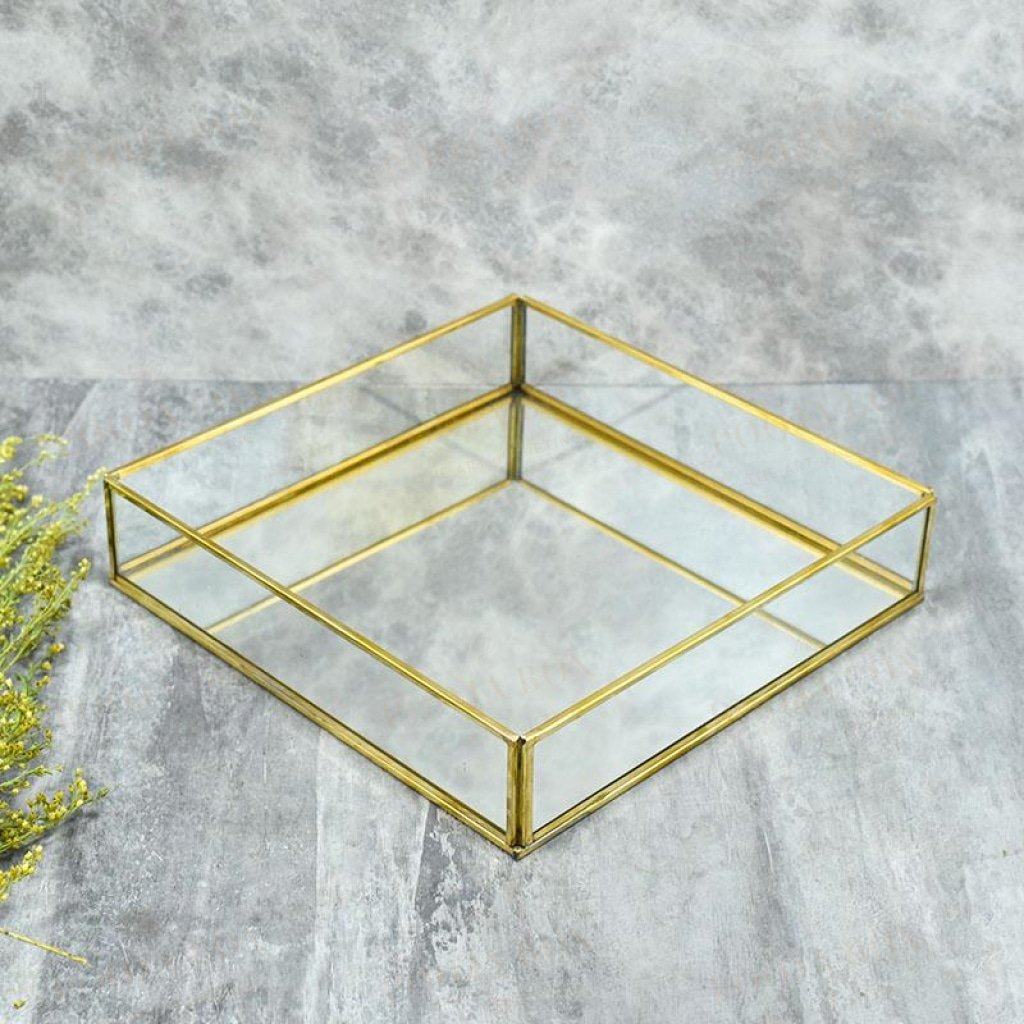 Glass Tray Home Decor