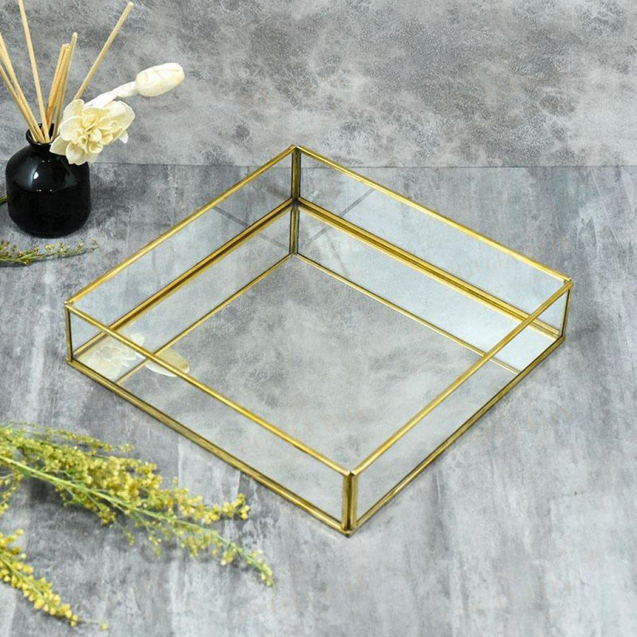 Glass Tray Home Decor