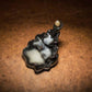 Glossy Black Backflow Smoke Waterfall Dhoop Burner Incense Holder