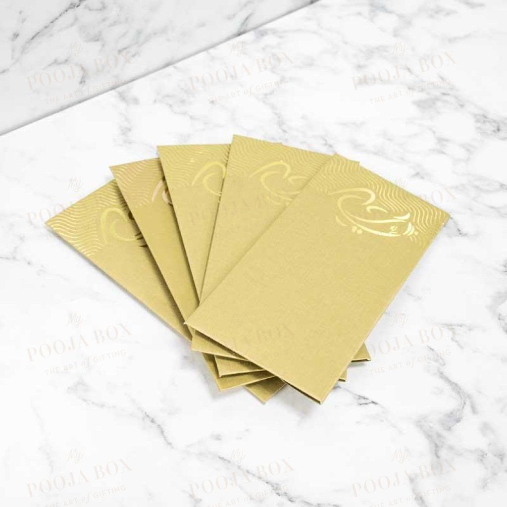 Golden Envelope (Pack Of 4)
