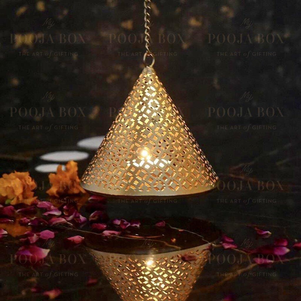 Handcrafted Makhruti Hanging T-Light Holder Limited Edition