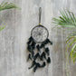 Handmade Black Dream Catcher Wall Hanging