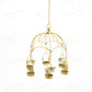 Hanging Bird Cage T-Light Holder Candle