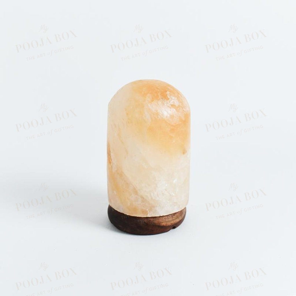 Himalayan Pink Salt Shivling Glow Lamp Salt Lamp