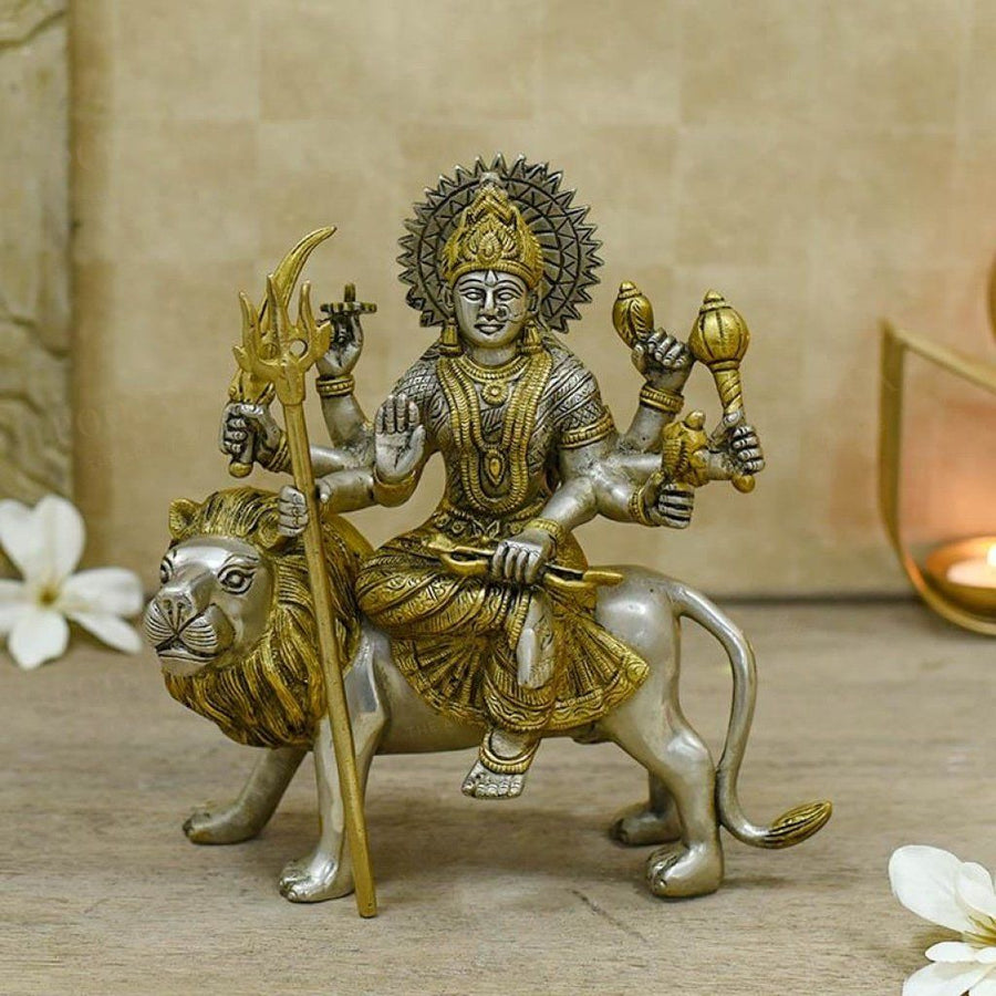 Holy Maa Durga Brass Idol Idols