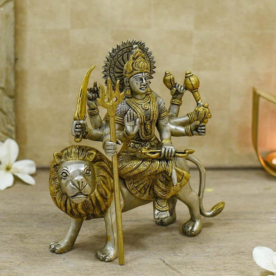 Holy Maa Durga Brass Idol Idols