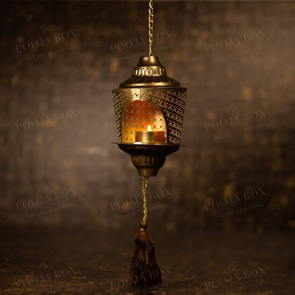 Impressive Floral Misbah Tlight Holder Hanging Limited Edition