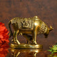 Kamdhenu With Calf Idol (Brass) Idols