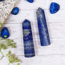 Lapis Lazuli Tower/pencil (Set Of 2)Self Confidence Reiki Towers