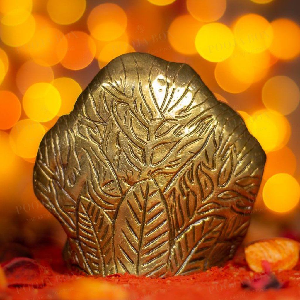 Leaf Ganesha Idols