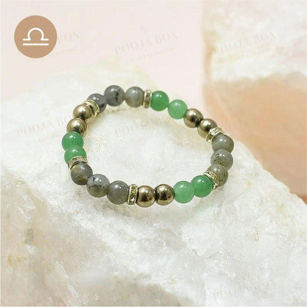 Libra Zodiac Crystal Bracelet
