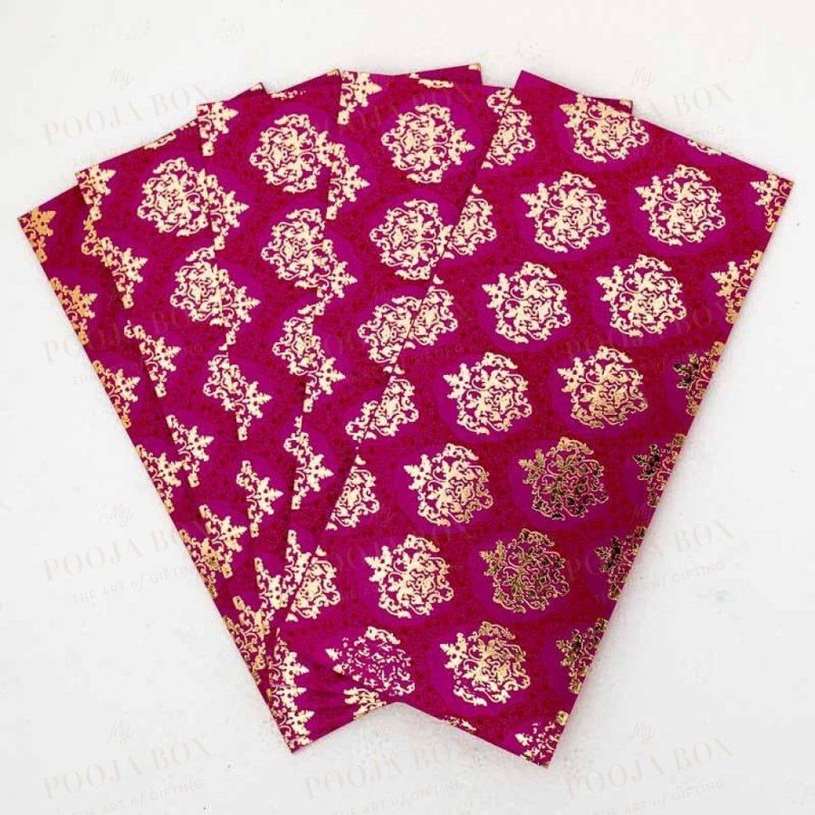 Magenta Shagun Envelope (Pack Of 5)