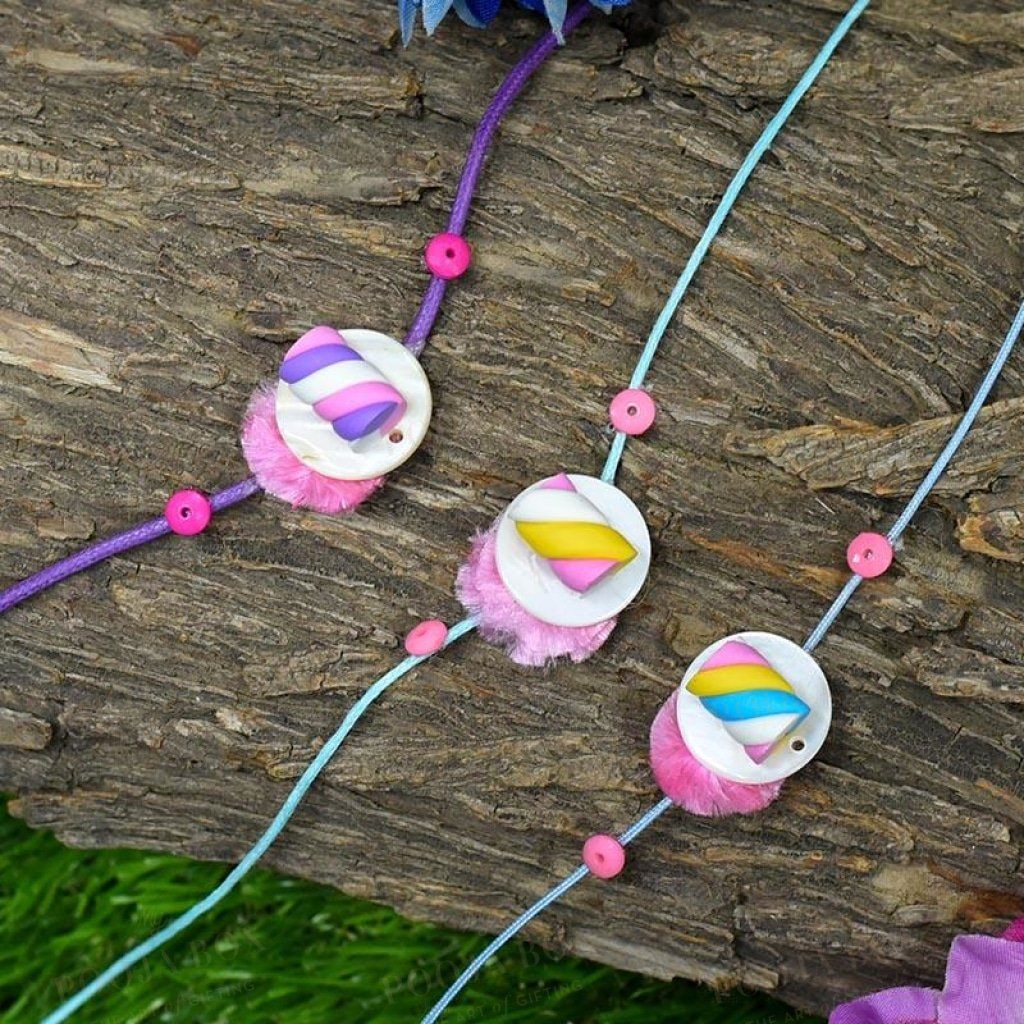 Marshmallow Kids Rakhi (Set Of 3)