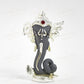 Matte Grey And Silver Ganesha Head Idol
