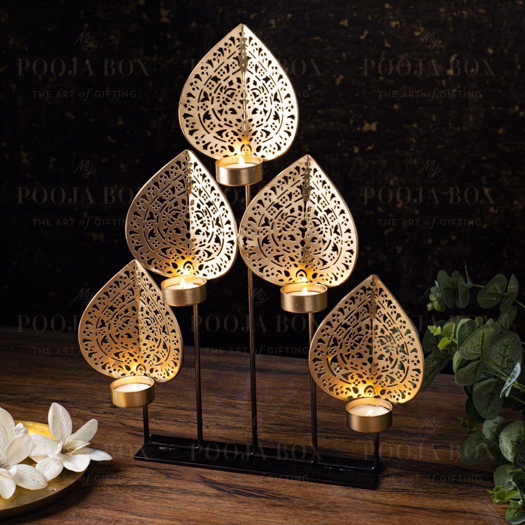 Mayur 3 Layered T-Light Stand Tlight