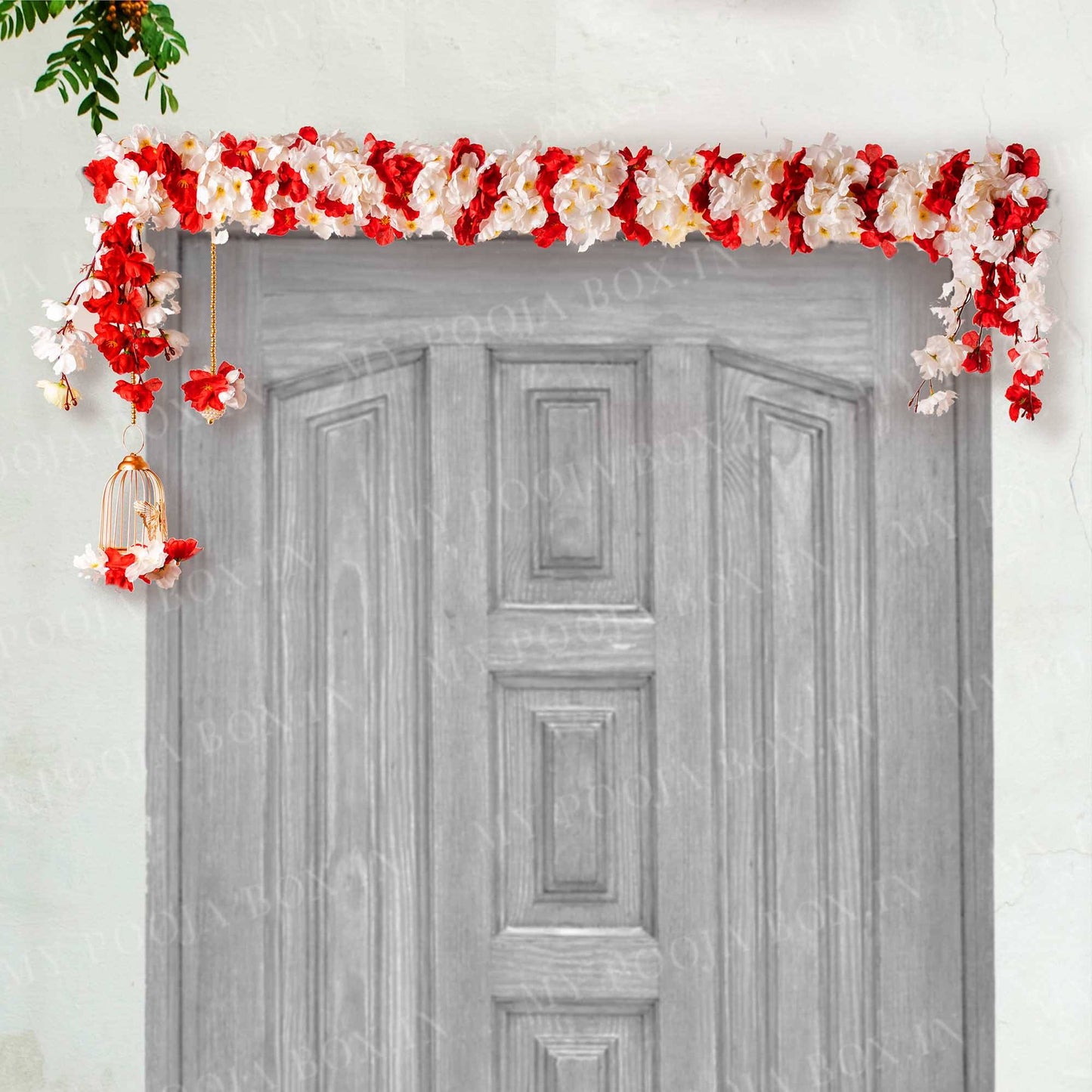Decorative Bandhanwar With T-Light Candle Holder