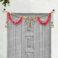 Decorative Flower and Pearls Toran
