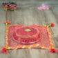 Pastel Peach Jaipuri Thali Cover