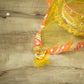 Pastel Yellow Jaipuri Thali Cover Karwa Chauth