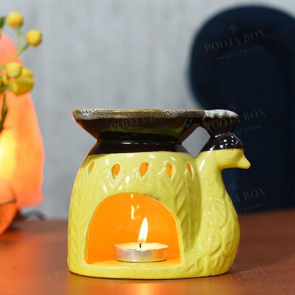 Peacock Shaped T-Light Aroma Diffuser Aroma Diffuser