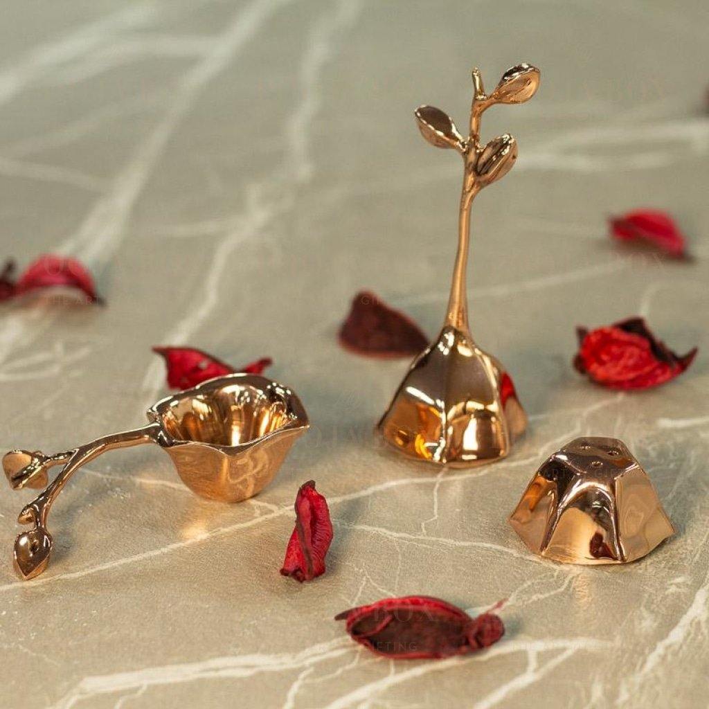 Rosea Floral Pooja Set Of 3 Items